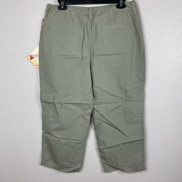 NWT Caribbean Joe Cropped Cargo Pants Size 10 - Picture 4 of 7